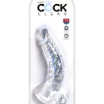 King Cock Clear 7.5 Inch Cock With Balls Dildos Pipedream