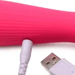 Silicone Wand Massager - Magenta Vibrators Curve Toys