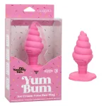 Naughty Bits Yum Bum Ice Cream Cone Butt Plug - Pink Anal Play CalExotics