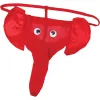 Elephant Thong - Red - One Size Panties & Thongs Hott Products