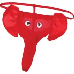 Elephant Thong - Red - One Size Panties & Thongs Hott Products
