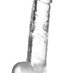 Naturally Yours - 7 Inch Crystalline Dildo - Diamond Dildos Blush