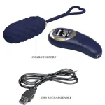 Vivian Remote Control Vibrating Egg - Blue Vibrators Pretty Love