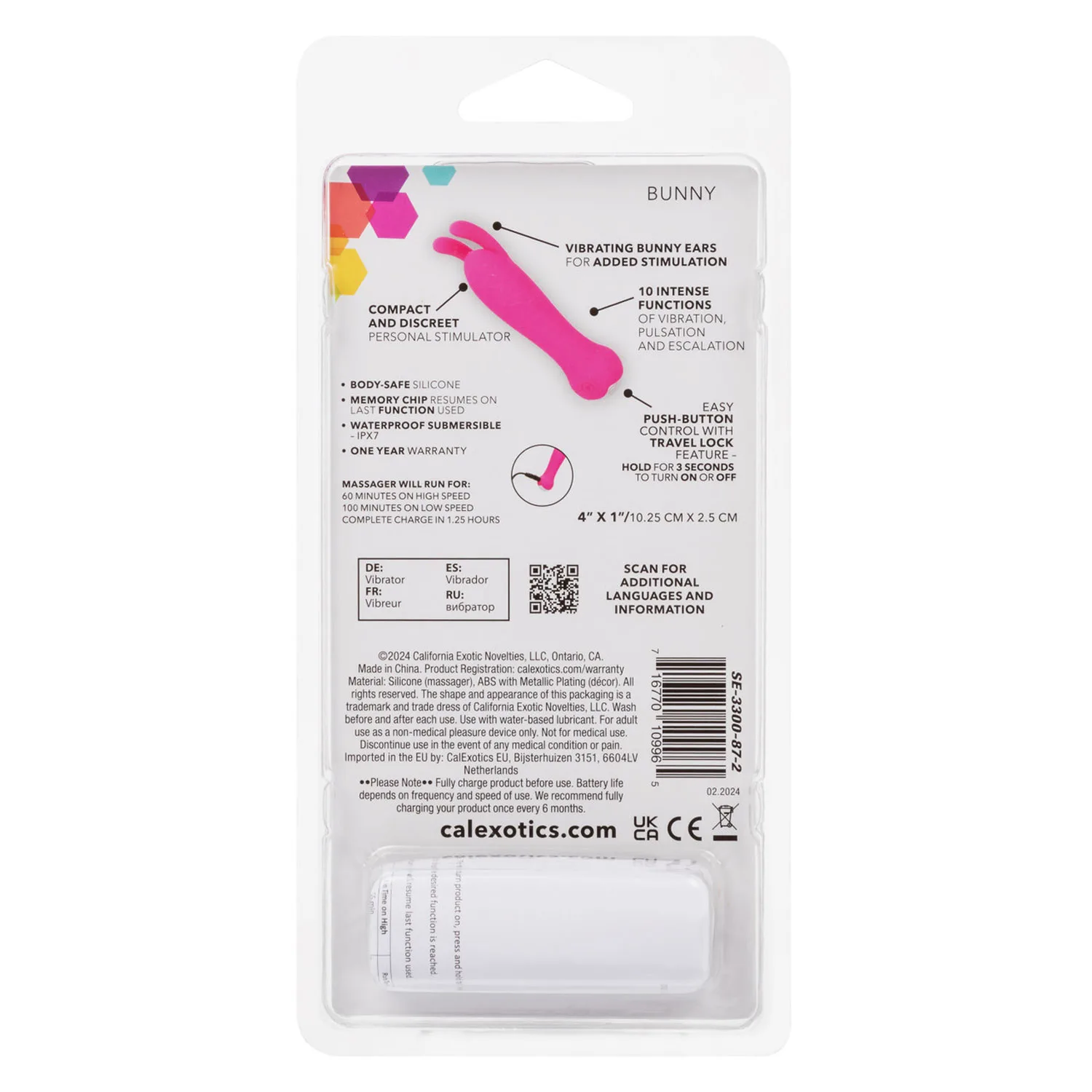 Kyst Bunny - Pink Vibrators CalExotics