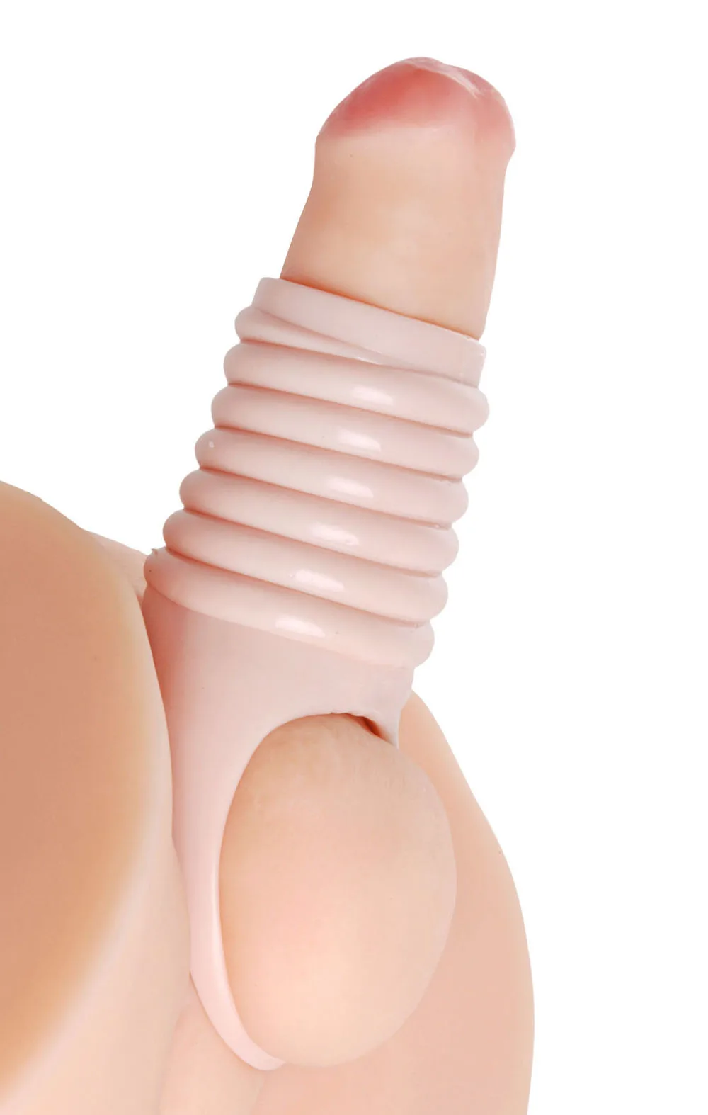Really Ample Ribbed Penis Enhancer Sheath - Image 2