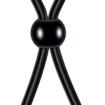 Ultimate Silicone Lasso - Black Cockrings | Adjustable Evolved Novelties