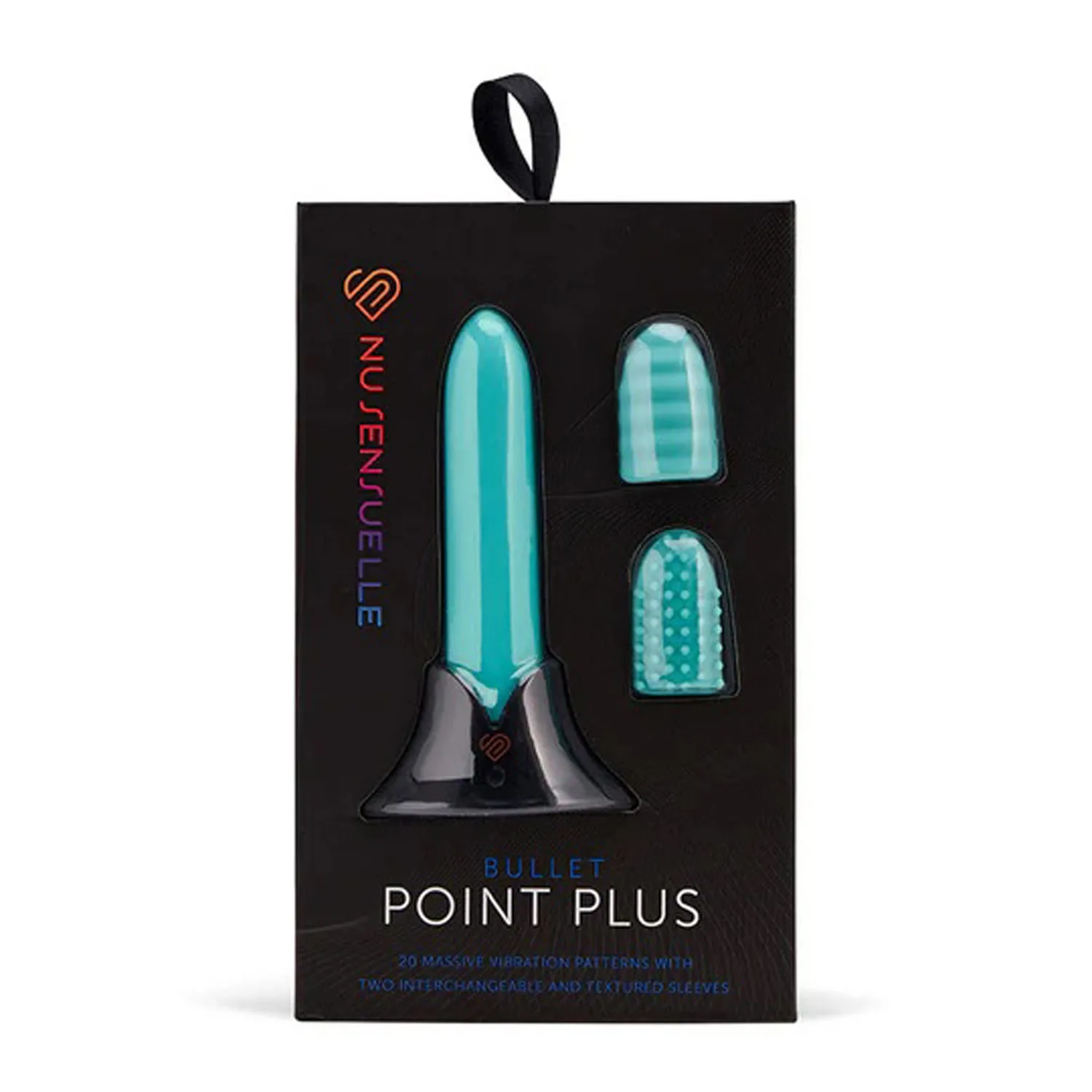 Nu Sensuelle Point Plus Bullet With Textured Sleeves - Tiffany Blue Vibrators Nu Sensuelle