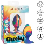Cheeky Medium Swirl Tie-Dye Plug Anal Play CalExotics