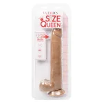 Size Queen 10 inch/25.5 Cm - Brown Dildos CalExotics