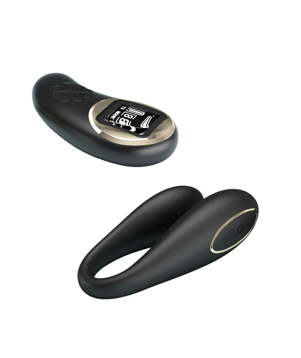 Nathan Double Pleasure Remote Control Vibrator - Black Vibrators Pretty Love