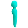 Meredith Super Soft Silicone Wand - Turquoise Vibrators Pretty Love