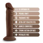 Dr. Skin Plus - 6 Inch Posable Dildo - Chocolate Dildos Blush