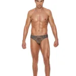 Men's Thong Back Brief - Small/medium - Animal Panties & Thongs Elegant Moments