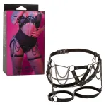 Euphoria Collection Thigh Harness With Chains - Black Harnesses & Strap-Ons | Harness Only CalExotics