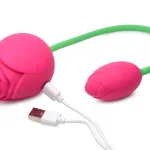Bloomgasm Rose Duet - Sucking Rose and Vibrating - Rosette Clit Stimulators | Clitoral Toys XR Brands
