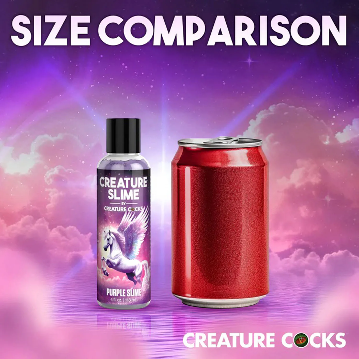 4oz Creature Slime Purple Slime Water-Based - Lubricant Lubes & Essentials XR Brands