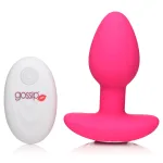 Gossip Pop Rocker 10x Vibrating Silicone Plug - Magenta Anal Play Curve Toys