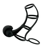 Fantasy X-Tensions Deluxe Silicone Power Cage - Black BDSM & Kink Pipedream