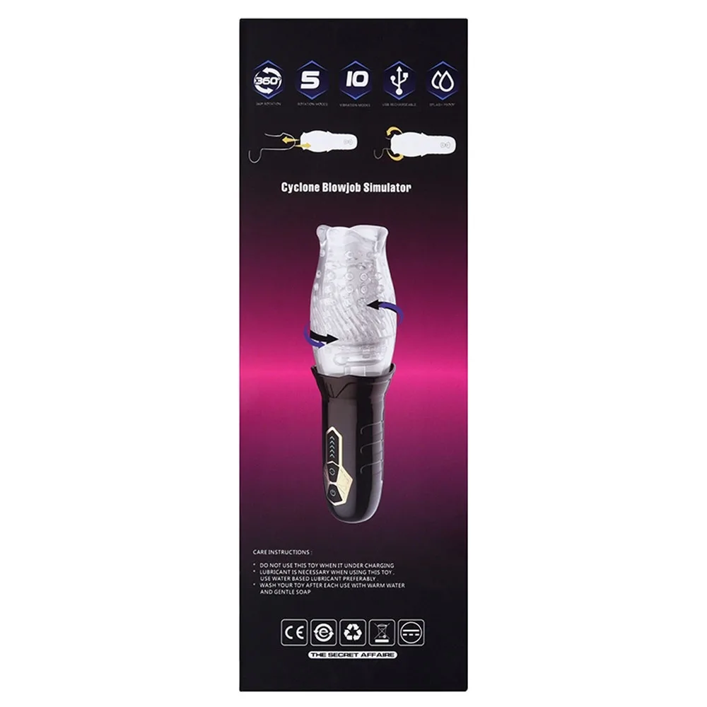 The Male Rose Original Gawk Gawk 3000 Vibrating Rotating Masturbator Strokers & Pumps The Male Rose