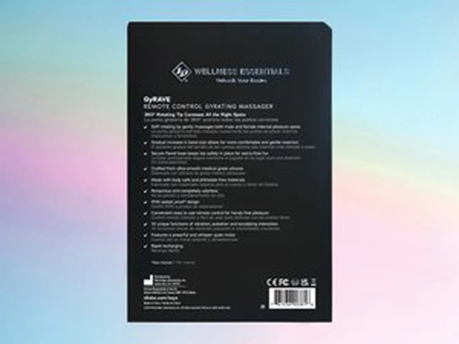 Gyrave Remote Control Gyrating Massager - Blue Anal Play I.D. Lubricants