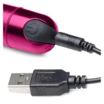 10x Slim Metallic Bullet - Pink Vibrators XR Brands