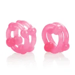 Island Rings - Double Stacker - Pink Lubes & Essentials CalExotics