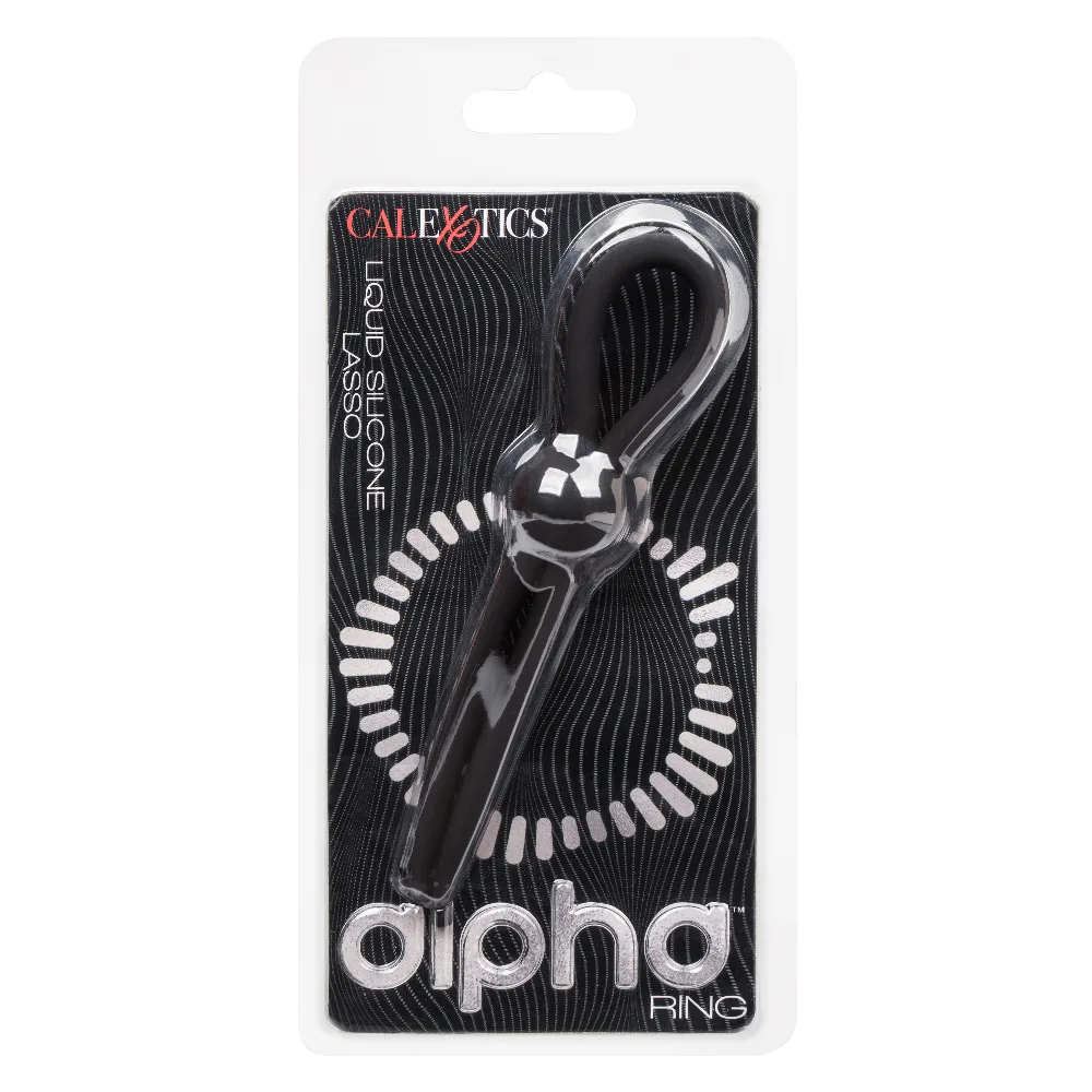 Alpha Liquid Silicone Lasso - Black Enhancers CalExotics