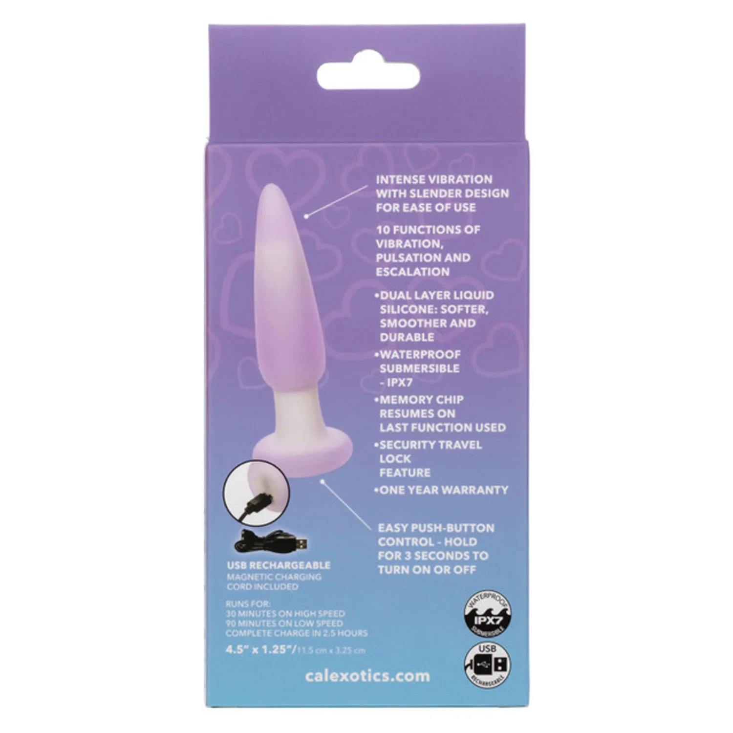 Lavender Haze Slender Probe Vibrators CalExotics