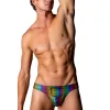 Pack and Play Thong with Front Condom Pouch - L/xl - Rainbow Panties & Thongs Male Power
