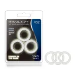 Performance - Vs2 Pure Premium Silicone Cockrings - Small - White Cockrings Blush