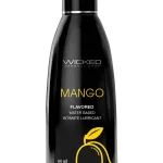 Aqua Mango Flavored Water Based Intimate Lubricant - 2 Fl. Oz. Lubes & Essentials Wicked Sensual Care