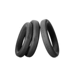 Xact- Fit 3 Premium Silicone Rings - #14, #15, #16 Cockrings | Adjustable Perfect Fit