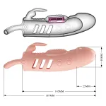 Pretty Love Penis Sleeve Sloane - Flesh Vibrators Pretty Love