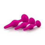 Luxe - Beginner Plug Kit - Pink Anal Play Blush