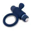 Nu Sensuelle Silicone Bullet Ring - Navy Blue Vibrators Nu Sensuelle