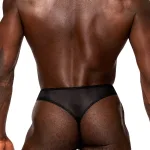 Sassy Lace - Open Ring Thong - Large/x-Large - Black Panties & Thongs Male Power