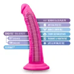 Au Naturel - Bold - Jack - 7 Inch Dildo - Pink Dildos Blush