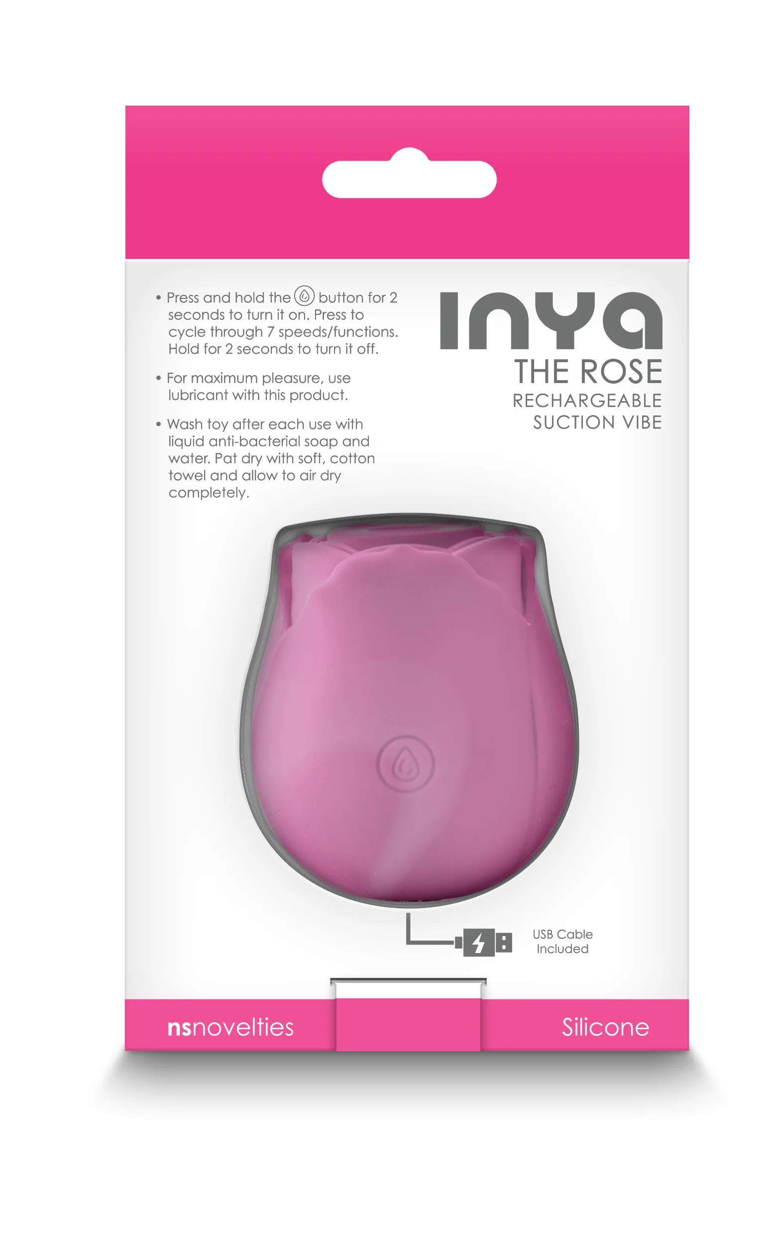 Inya - the Rose - Pink Lubes & Essentials nsnovelties