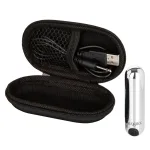 Rechargeable Hideaway Bullet - Silver Vibrators CalExotics