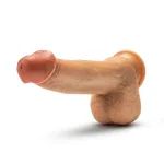 Dr. Skin Silicone - Dr. Phillips - 8.5 Inch Thrusting Dildo - Tan Dildos Blush