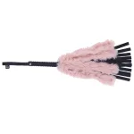 Brat Faux Fur Flogger - Pink/black BDSM & Kink Sportsheets