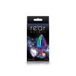 Rear Assets - Multicolor Heart - Medium - Clear Anal Play nsnovelties