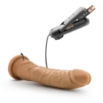 Dr. Skin - 8.5 Inch Vibrating Realistic Cock With Suction Cup - Mocha Dildos Blush