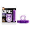 Play With Me - Couples Play - Vibrating Cock Ring - Purple Vibrators Blush