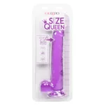 Size Queen 10 Inch - 25.5cm - Purple Dildos CalExotics