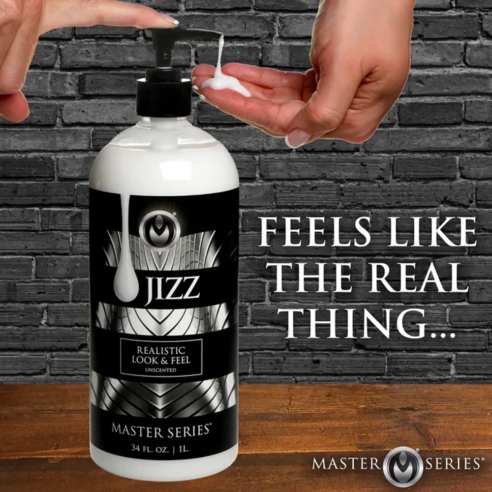 Jizz Unscented Water-Based Lube - 34oz Lubes & Essentials XR Brands