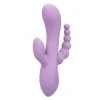 Flex Bend and Hold Triple Rumbler - Purple Vibrators CalExotics