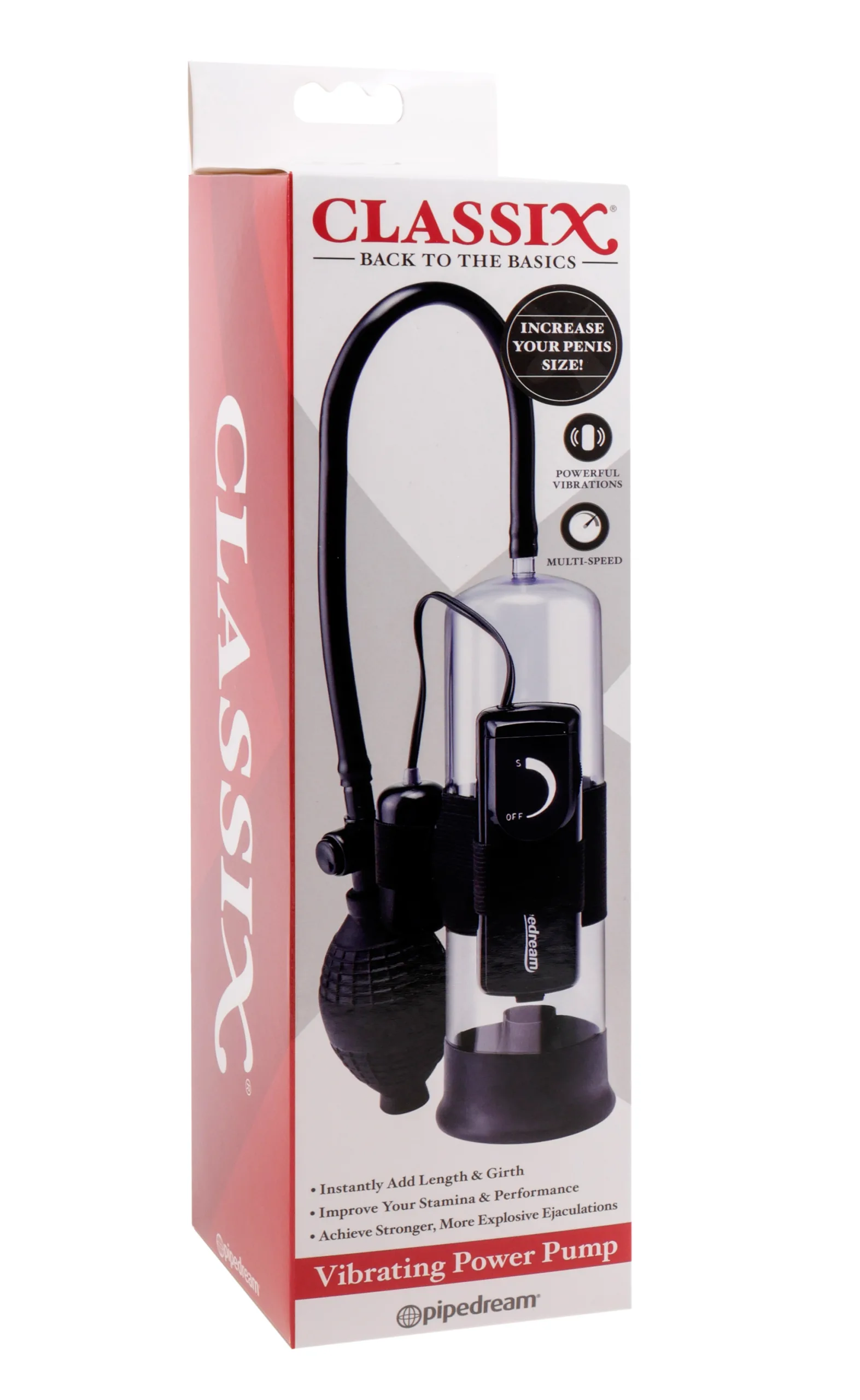 Classix Vibrating Power Pump Strokers & Pumps Pipedream