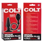Colt Medium Pumper Plug - Black Anal Play CalExotics