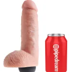 King Cock 8 Inch Squirting Cock With Balls - Light Dildos Pipedream